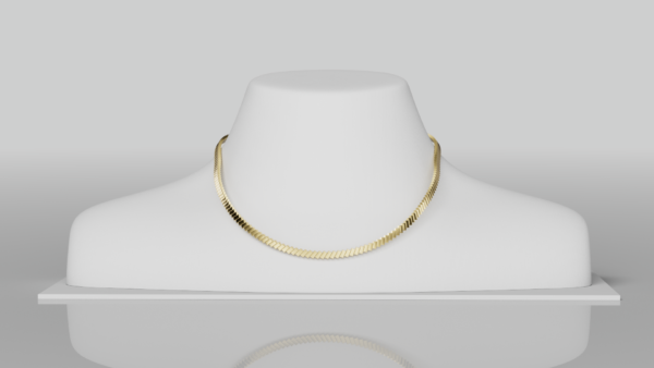 Brique bangle necklace