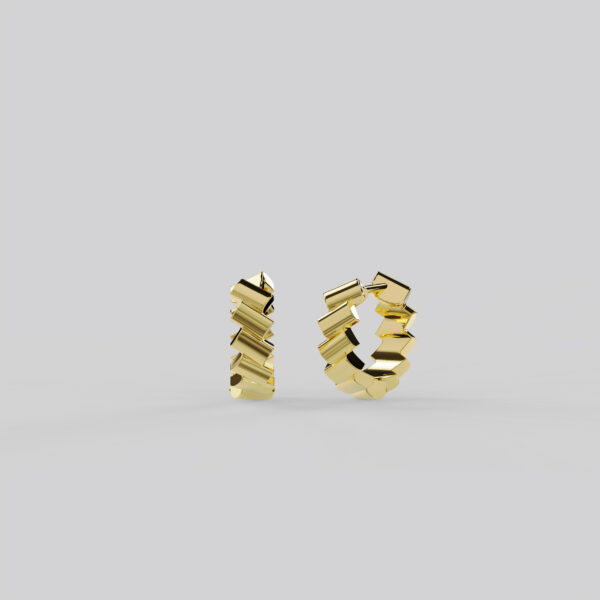 Brique earrings, small - Image 2