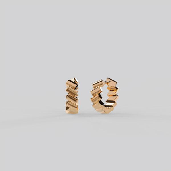 Brique earrings, small - Image 2