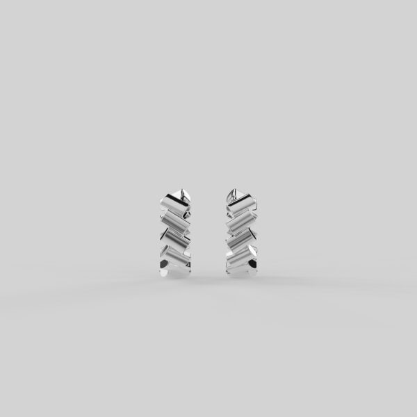 Brique earrings, small - Image 4