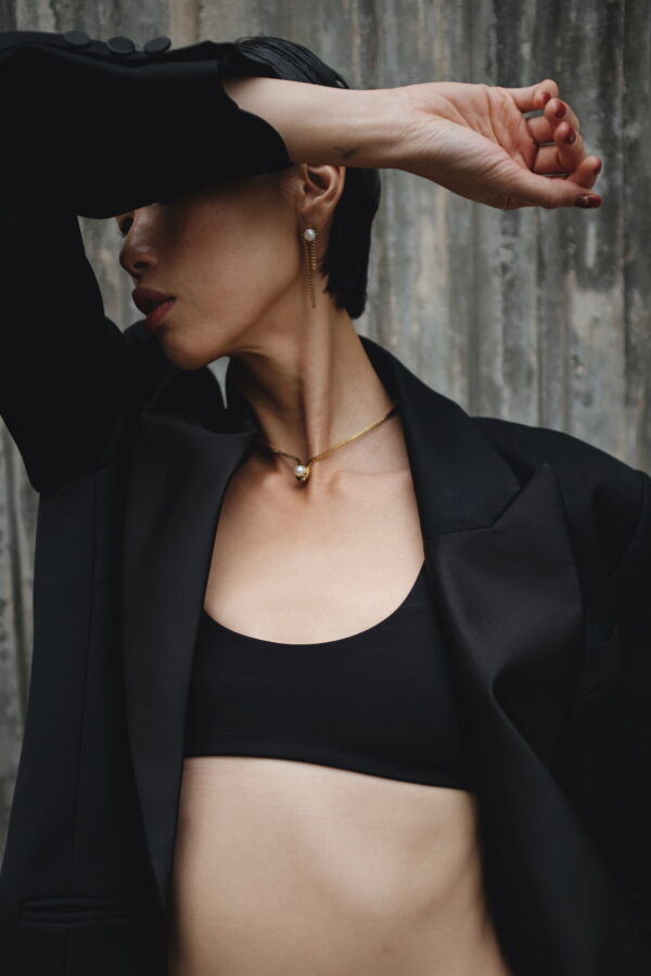 ANGIE x SHAMSEILI, Limited Edition, Peluk Necklace - White - Image 2